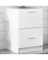 Armoire d'évier blanc 40x37x59 cm bois d'ingénierie | Mobilier & Déco