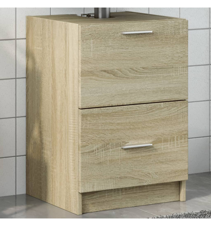 Armoire d'évier chêne sonoma 40x37x59 cm bois d'ingénierie | Mobilier & Déco