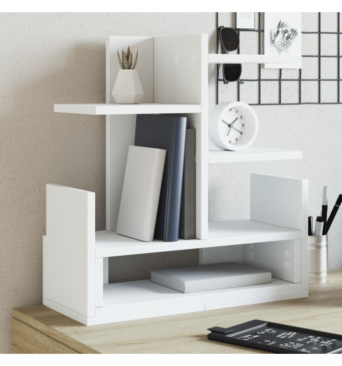 Organisateur de bureau blanc 49x20x52,5 cm bois d'ingénierie | Mobilier & Déco