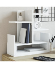 Organisateur de bureau blanc 49x20x52,5 cm bois d'ingénierie | Mobilier & Déco