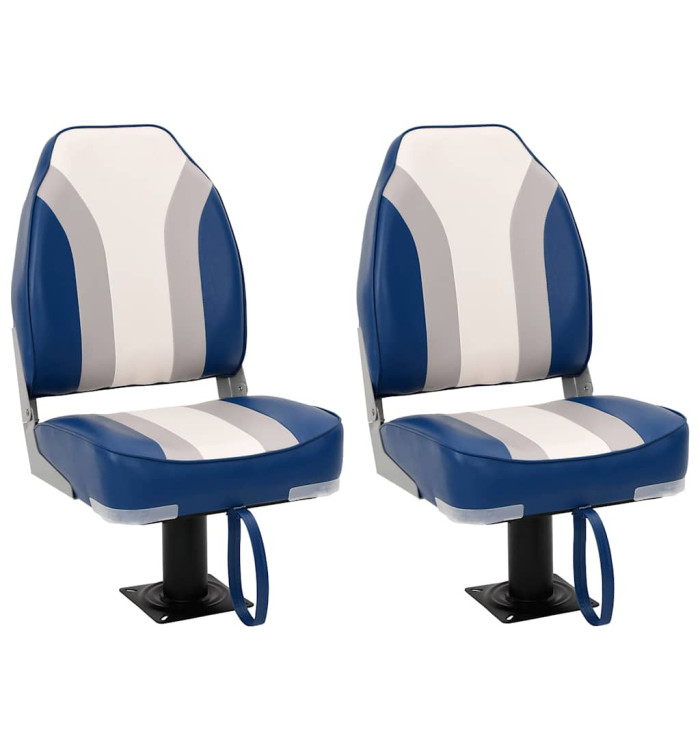 Ensemble de sièges de bateau pliables lot de 4 dossier haut | Mobilier & Déco