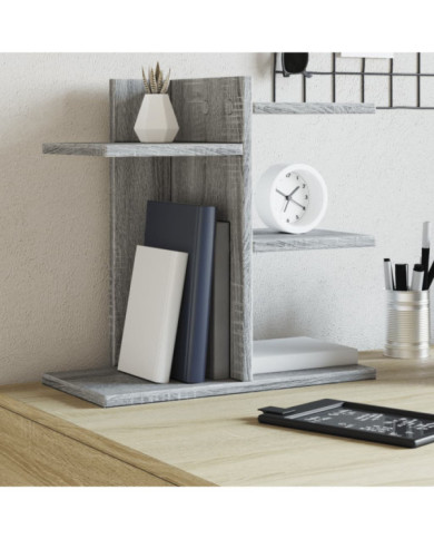 Organisateur de bureau sonoma gris 42x21,5x42cm bois ingénierie | Mobilier & Déco