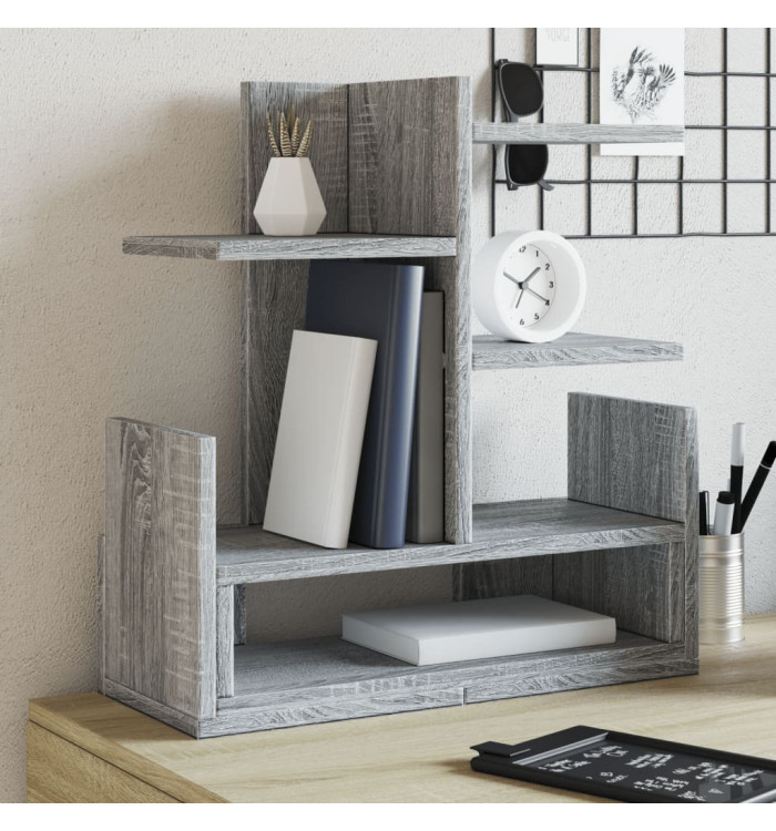 Organisateur de bureau sonoma gris 49x20x52,5 cm | Mobilier & Déco