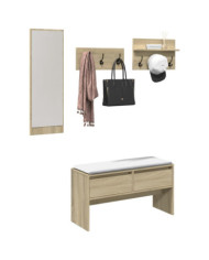 Ensemble de meubles de couloir 4 pcs chêne sonoma | Mobilier & Déco