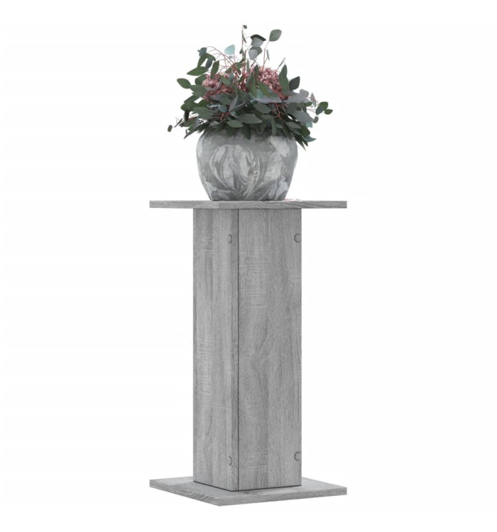 Supports pour plantes 2 pcs sonoma gris bois d'ingénierie | Mobilier & Déco