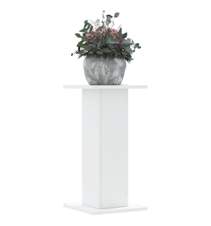 Supports pour plantes 2 pcs blanc 30x30x60 cm bois d'ingénierie | Mobilier & Déco