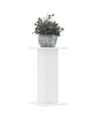 Supports pour plantes 2 pcs blanc 30x30x60 cm bois d'ingénierie | Mobilier & Déco