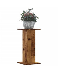 Supports pour plantes 2 pcs vieux bois bois d'ingénierie | Mobilier & Déco