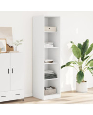 Garde-robe Blanc 50x50x200 cm Bois d'ingénierie | Mobilier & Déco