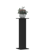 Supports pour plantes 2 pcs noir 30x30x95 cm bois d'ingénierie | Mobilier & Déco