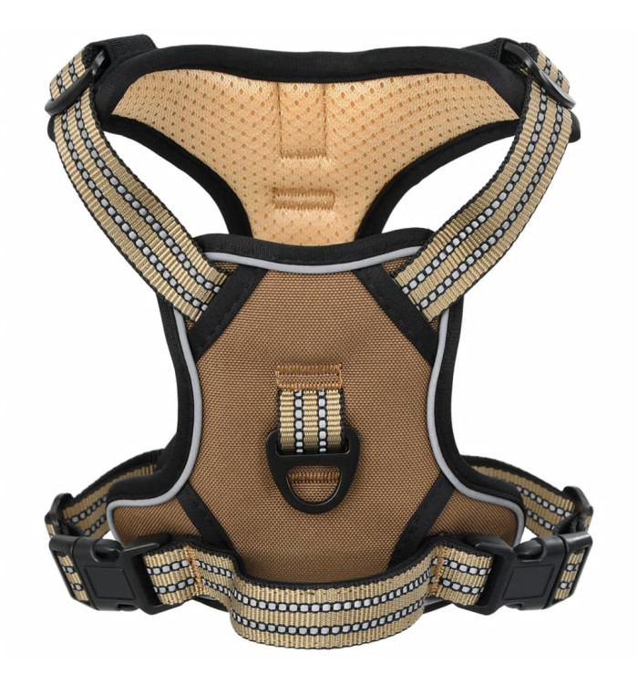 Harnais pour chien et bandes réfléchissantes réglables XL | Mobilier & Déco