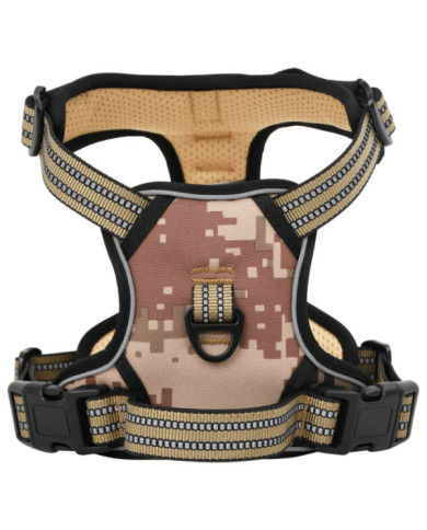 Harnais pour chien avec bandes réfléchissantes réglables M | Mobilier & Déco