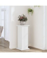 Support pour plantes blanc 33x33x80 cm bois d'ingénierie | Mobilier & Déco