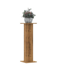 Supports pour plantes 2 pcs chêne artisanal bois d'ingénierie | Mobilier & Déco