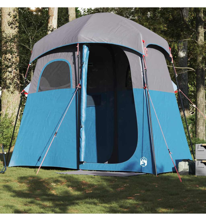 Tente de douche 2 personnes bleu imperméable | Mobilier & Déco
