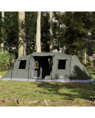 Tente familiale tunnel 6 personnes vert olive imperméable | Mobilier & Déco