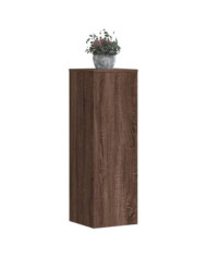 Supports pour plantes 2 pcs chêne marron bois d'ingénierie | Mobilier & Déco
