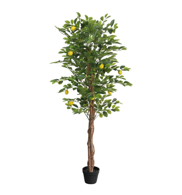 Citronnier artificiel avec 3 troncs vert 180 cm PP | Mobilier & Déco