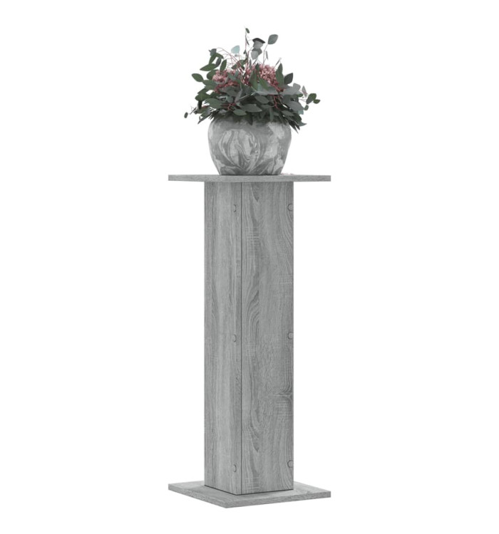 Supports pour plantes 2 pcs sonoma gris bois d'ingénierie | Mobilier & Déco