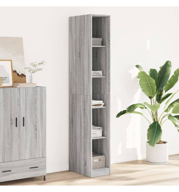 Garde-robe sonoma gris 30x50x200 cm bois d'ingénierie | Mobilier & Déco