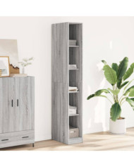 Garde-robe sonoma gris 30x50x200 cm bois d'ingénierie | Mobilier & Déco