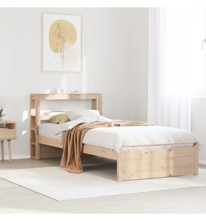 Cadre de lit avec tête de lit sans matelas 90x190 cm | Mobilier & Déco