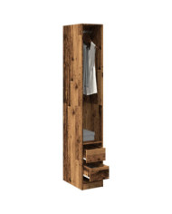 Garde-robe vieux bois 30x50x200 cm bois d'ingénierie | Mobilier & Déco