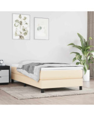 Matelas à ressorts ensachés pour enfants crème 80x160 cm tissu | Mobilier & Déco