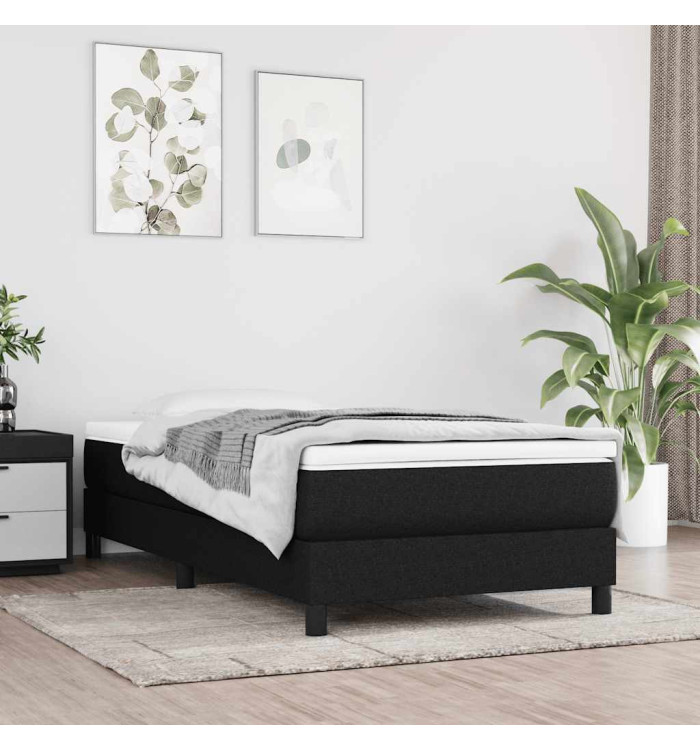 Matelas à ressorts ensachés pour enfants noir 80x160 cm tissu | Mobilier & Déco