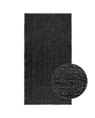 Tapis ZIZUR 80x150 cm aspect de jute intérieur extérieur | Mobilier & Déco