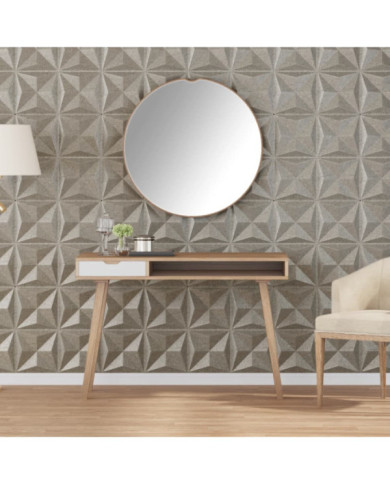 Panneaux muraux 12 pcs béton 50x50 cm XPS 3 m² origami | Mobilier & Déco