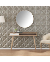 Panneaux muraux 12 pcs béton 50x50 cm XPS 3 m² origami | Mobilier & Déco
