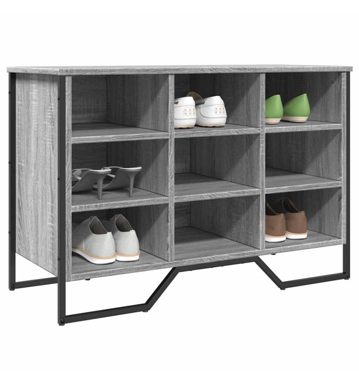 Armoire à chaussures sonoma gris 90x38x61,5cm bois d'ingénierie | Mobilier & Déco