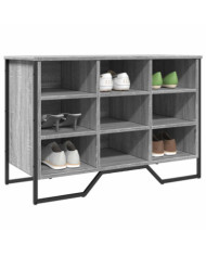 Armoire à chaussures sonoma gris 90x38x61,5cm bois d'ingénierie | Mobilier & Déco