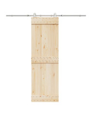 Kit fixation porte coulissante 200 cm Acier inoxydable Argenté | Mobilier & Déco