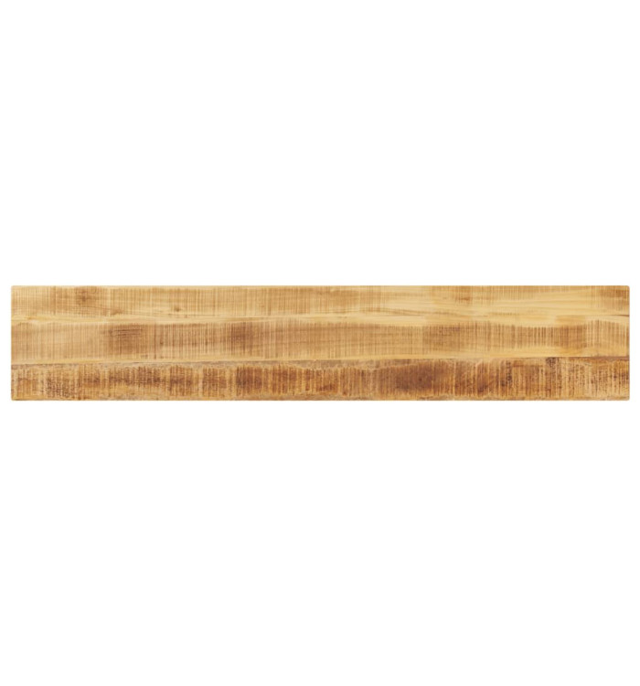 Dessus de table rectangulaire bois massif de manguier brut | Mobilier & Déco
