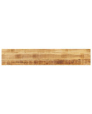 Dessus de table rectangulaire bois massif de manguier brut | Mobilier & Déco