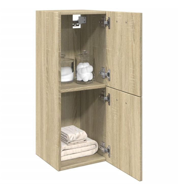 Armoire de salle de bain Chêne sonoma 30x30x80 cm Aggloméré | Mobilier & Déco