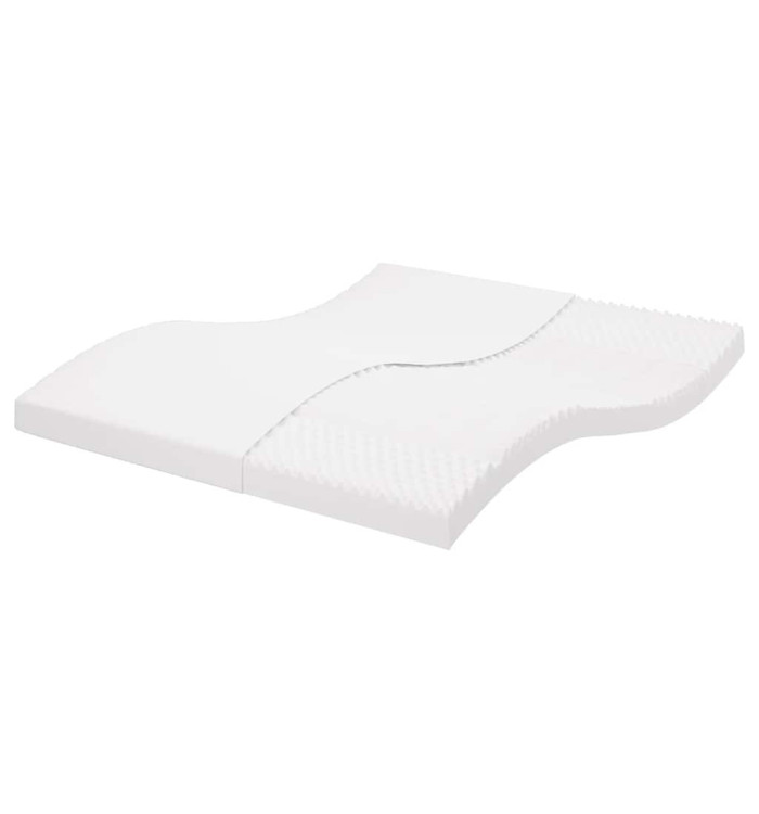 Matelas en mousse blanc 180x210 cm 7 zones dureté 20 ILD | Mobilier & Déco