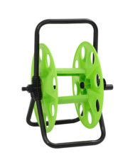 Enrouleur de tuyau vert sur pied pour tuyau de 45 m 1/2" acier | Mobilier & Déco