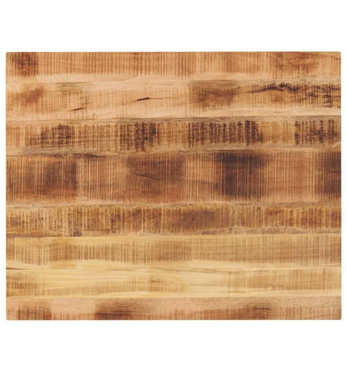 Dessus de table rectangulaire bois massif de manguier brut | Mobilier & Déco