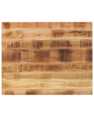 Dessus de table rectangulaire bois massif de manguier brut | Mobilier & Déco