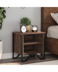 Tables de chevet 2pcs chêne marron 40x30x40cm bois d'ingénierie | Mobilier & Déco