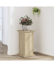 Support pour plantes chêne sonoma 33x33x60 cm bois d'ingénierie | Mobilier & Déco