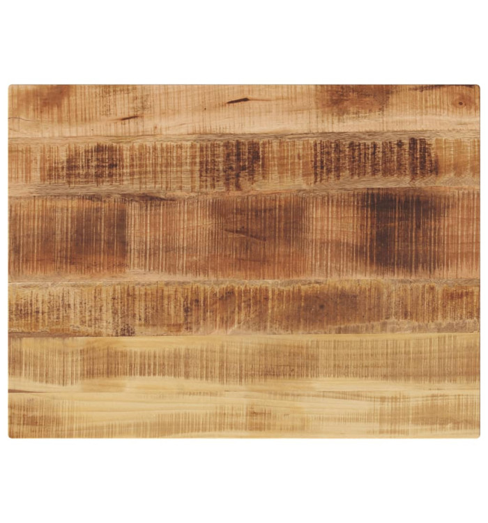 Dessus de table rectangulaire bois massif de manguier brut | Mobilier & Déco