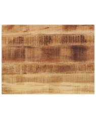 Dessus de table rectangulaire bois massif de manguier brut | Mobilier & Déco