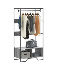 Armoire sonoma gris 90x50x180 cm bois d'ingénierie | Mobilier & Déco