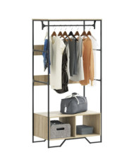 Armoire chêne sonoma 90x50x180 cm bois d'ingénierie | Mobilier & Déco