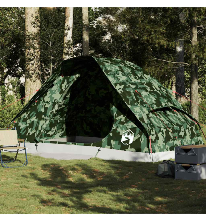 Tente familiale à dôme 6 personnes camouflage imperméable | Mobilier & Déco