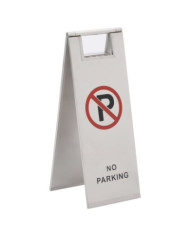 Panneau de stationnement pliable Acier inoxydable | Mobilier & Déco